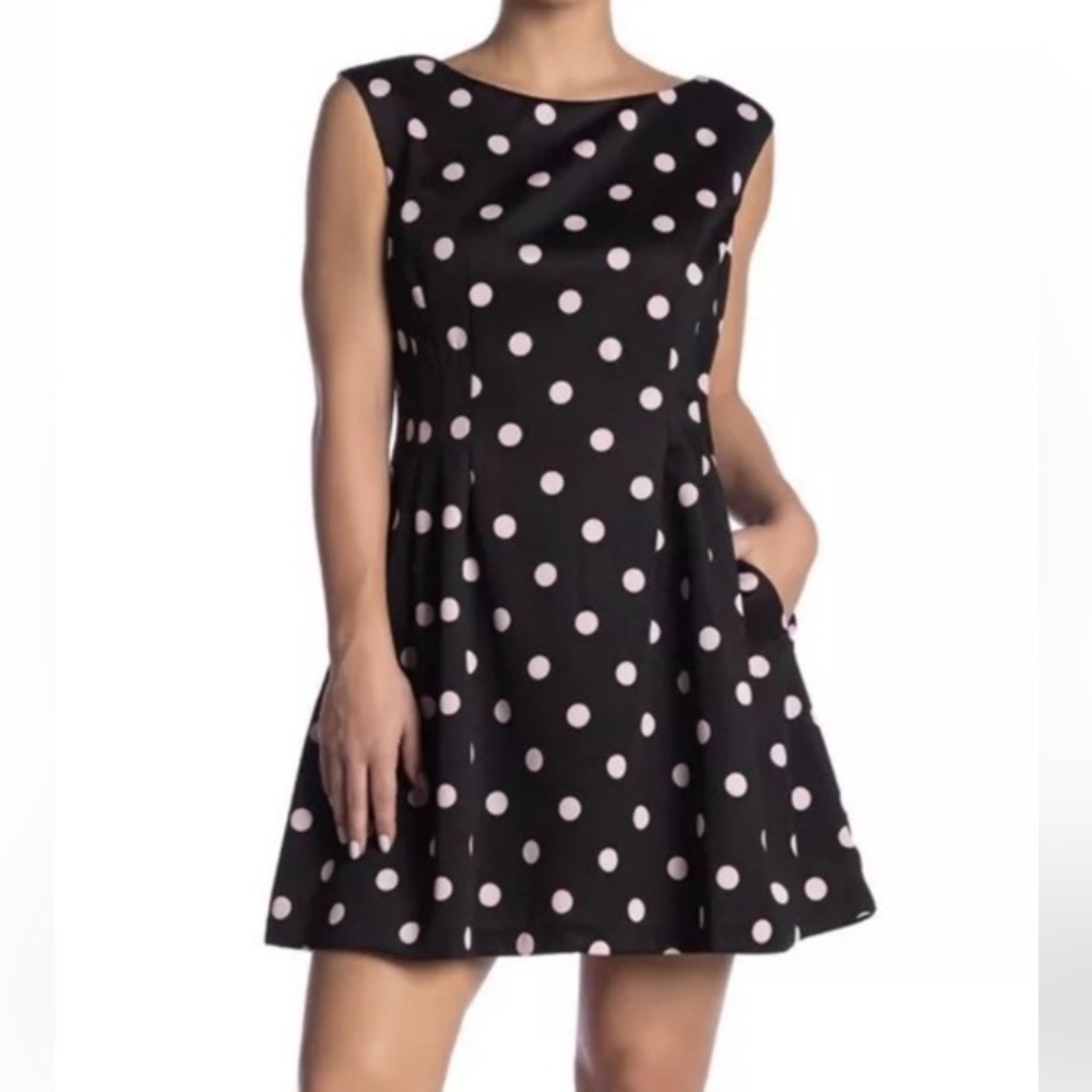 Vince Camuto - Polka Dot Dress with pockets